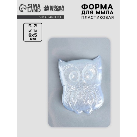 Plastic form for soap "owl"-1