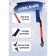Snow cleaning brush Kurumakit DK801-1, 60 cm, blue pile