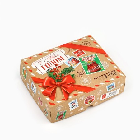 Packaging for confectionery "New Year's Post", 20 x 17 x 6 cm, New Year-1