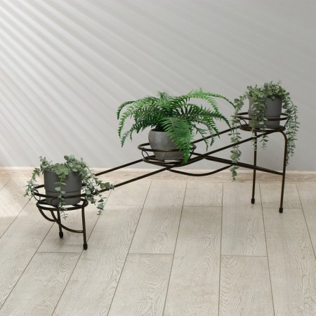 Flower stand, floor, 3 pots, d = 17 cm, bronze, "descent"-4