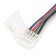 A set of Apeyron Electrics connecting connectors for RGB tape, 10 mm, 2 pcs