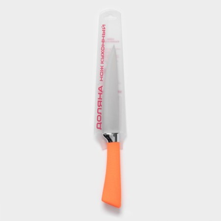 Knife Kitchen shade "Rich", blade 12.5 cm, color orange color-4