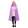Carnival cloak of children, satin, color purple length 100cm