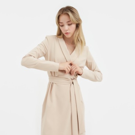 Women's dress Mist p. 48, beige-5