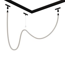 Гибкий неон Arte Lamp Loop для магнитных трековых систем Optima, Linea, Expert A4910PL-1BK, LED, 35 Вт, 250 см, чёрный, белый