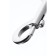 Bilateral carabiner TOFYA METAL, silver color