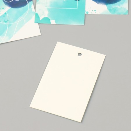 Cardboard Biro "Minimalism. Ocean" set of 10 pcs (5 types) 4x6 cm-3