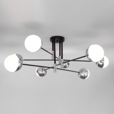 Ceiling chandelier in the style of loft Nuvola, 60W, E27, 100x100x38 cm