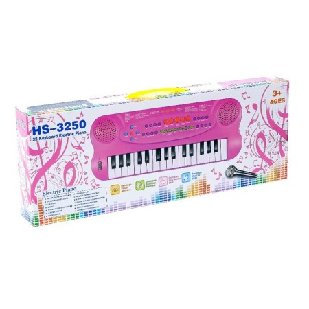 Synthesizer "Musical Game" with a microphone, 32 keys-4