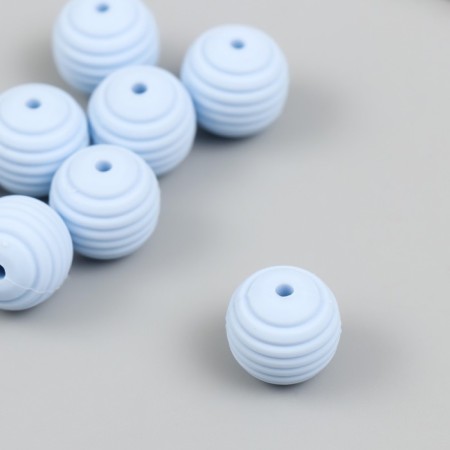 Busina Silicon "Round with a beam" gray-blue d = 1.5 cm
