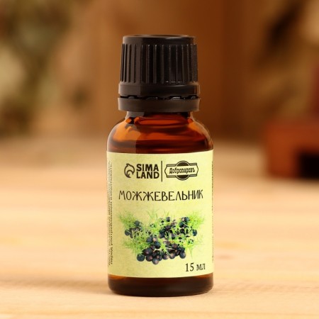 Juniper essential oil in a box of 15 ml-1