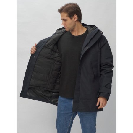 Male jacket-park, size 56, dark blue color-6