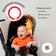 Soft suspension “Crushing Leo Bonya”, a rejector, rustles, on a crib, stroller, crumbs