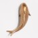 Wall decor, "fish" 16 x 5 cm, gold, right