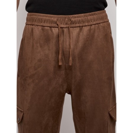 Sports pants, size 52, brown color-8
