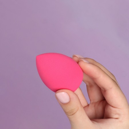 Makeup sponge in the “drop” case, 6 × 4 cm, increases when getting wet, the color of mix-7