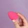 Makeup sponge in the “drop” case, 6 × 4 cm, increases when getting wet, the color of mix