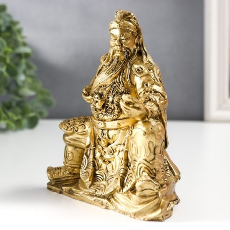 NECK Polystone for bronze "Guan Gun" 13x6.5x11.5 cm-2