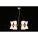 Suspended chandelier Elinor E14 480W