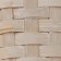 Wicker basket, D18 x15x50, peach, bamboo