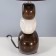 Lamp "desire" brown-white 1x25W E14 12.5x19.5x31 cm Risalux