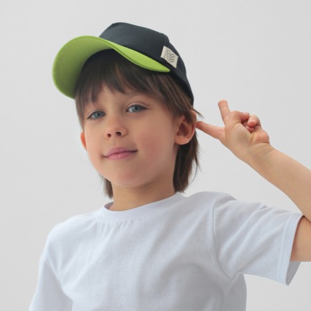 Children's cap KAFTAN R.52-54 black/green-4