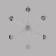 EUROSVET Anders ceiling 60142/6, E14, 6x60W, 700x700x620 mm, chromium color