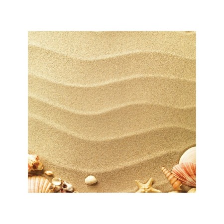 Organizer in a bath on the suction cups “composition on the sand”, for storing toys and trifles, size 33x39 cm-1