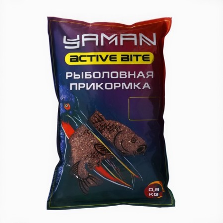 Bait Yaman Active Bite bream, chocolate, brown color, 900 g