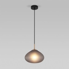 Светильник подвесной Eurosvet Gem 50263/1, E27, 1х60Вт, 250х250 мм, цвет чёрный, серый