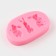Mold Dolyana "Rabbit", silicone, 8 × 5 × 1 cm, color mix