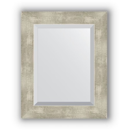 Mirror with fake in the baguette frame - aluminum 61 mm, 41 x 51 cm, evoForm