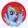 Paper plate "Happy Birthday!", 18 cm, My Little Pony