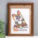 Photo frame wood 18x24 cm, No. 1, 17 mm, mokko (plastic screen)