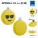 Smile alcohol flask, stainless steel, round, gift, 150 ml
