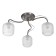 Cell chandelier Betty 3x40W E14 chrome 54x54x29 cm