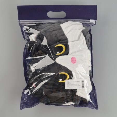 Skill of a soft toy "cat", 130 cm, black color-3