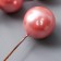 Decor for creativity "Ball pink pearl" d = 1.5 cm set 20 pcs 6x1.5x1.5 cm