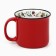 New Year's ceramic "cones" mug, 450 ml, white color