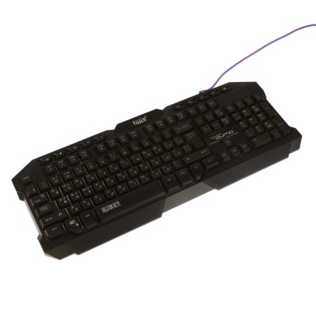 Kumo Fallen 2 K56 keyboard, game, wired, membrane, 114 keys, USB, subvy, black-1