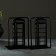 Holder-stand for books "London" set 2pcs, 15x10x10cm, black