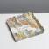 Cookie box, confectionery packaging with PVC lid, “stone”, 18 x 18 x 3 cm