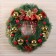 New Year's Wreath D-37 cm "Cozy Fairy Tale" Banting in a cage with bells