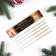 Bengal lights "Salute", 17 cm, 5 pcs, gold, 30 seconds
