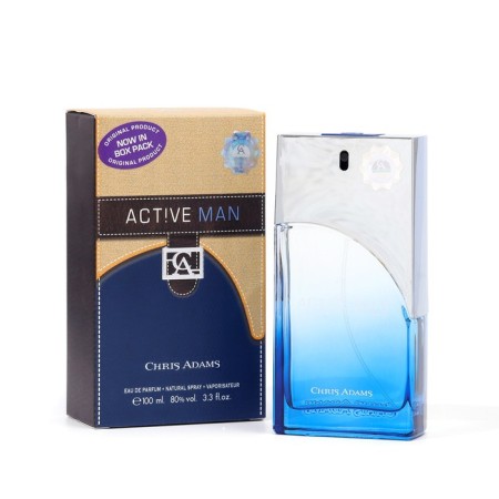 Men's perfume water Chris Adams Active Man, 100 ml