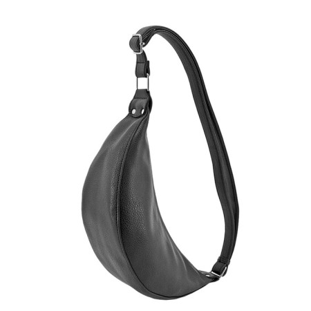Lightning waist bag, black color