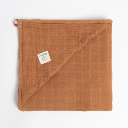 Toward Corner Muslim crumb I, 75x75 cm, cinnamon color, 100% cotton, 3-p, 180 g/m2-5