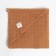 Toward Corner Muslim crumb I, 75x75 cm, cinnamon color, 100% cotton, 3-p, 180 g/m2