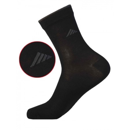 Set of men's socks, size size 25, 6 pairs, black color-1