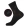 Set of men's socks, size size 25, 6 pairs, black color